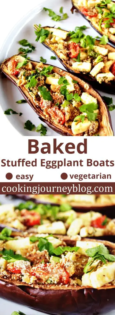 Stuffed Eggplant Boats
