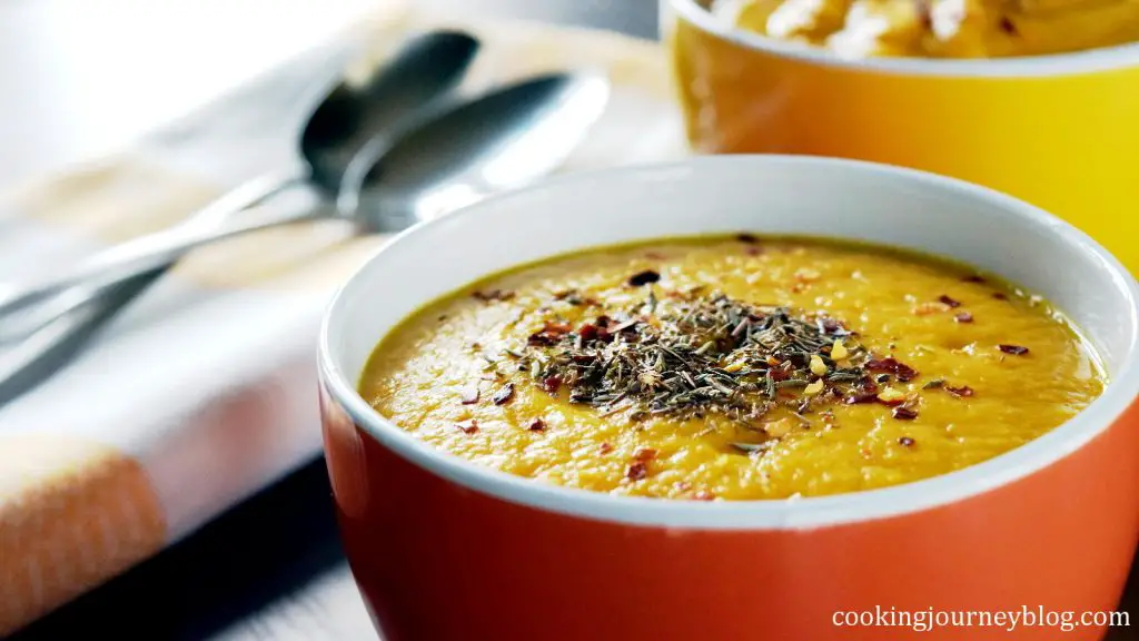 Sweet potato soup - Easy vegetable soup - Cooking Journey Blog