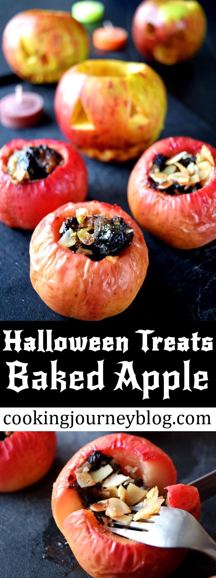 Baked apple – Healthy Halloween treats