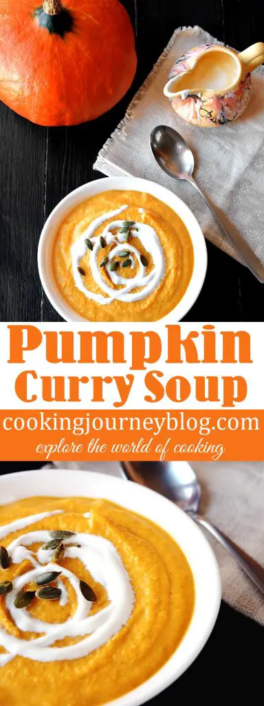Pumpkin curry soup – Roasted pumpkin soup - Cooking Journey Blog