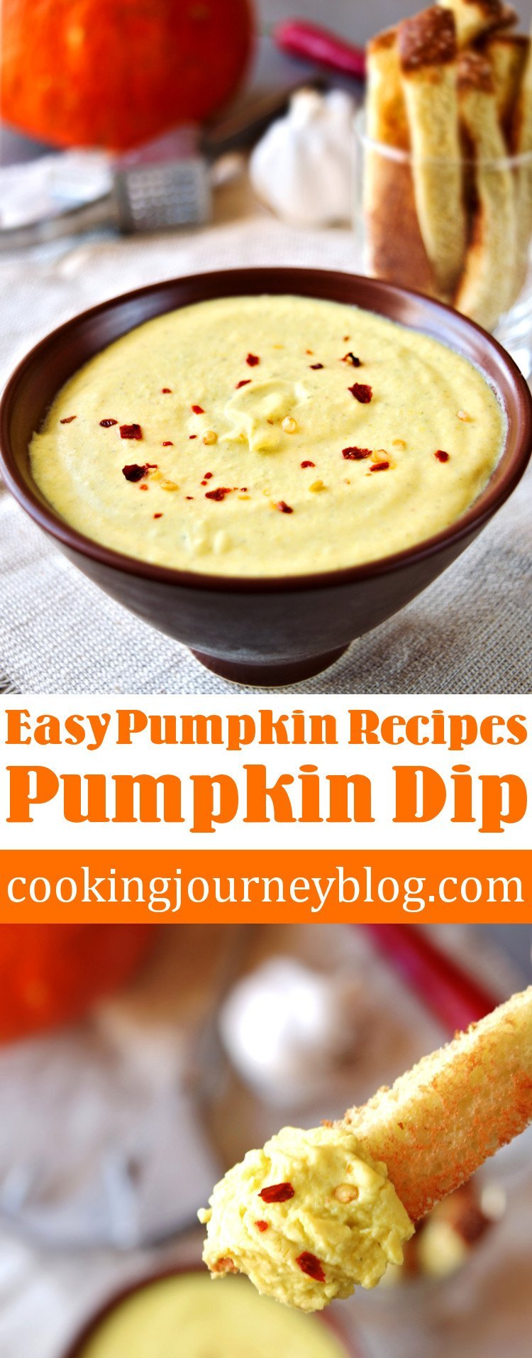 Pumpkin dip recipe – Easy pumpkin recipes pin