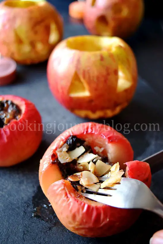 Baked apple, Healthy Halloween treats