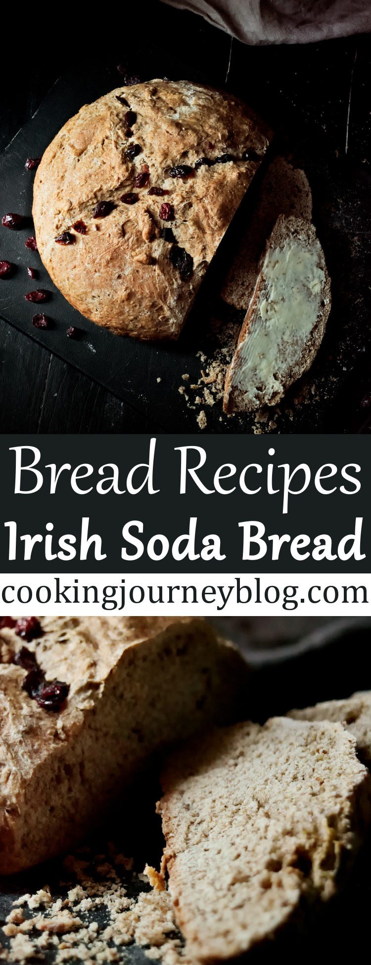 Irish soda bread is an easy homemade bread. This is a traditional Irish food, as for centuries families used to have whole wheat bread on the table. You will love to make this no yeast bread for St Patrick's day or every day! #irish #bread #stpatricksday
