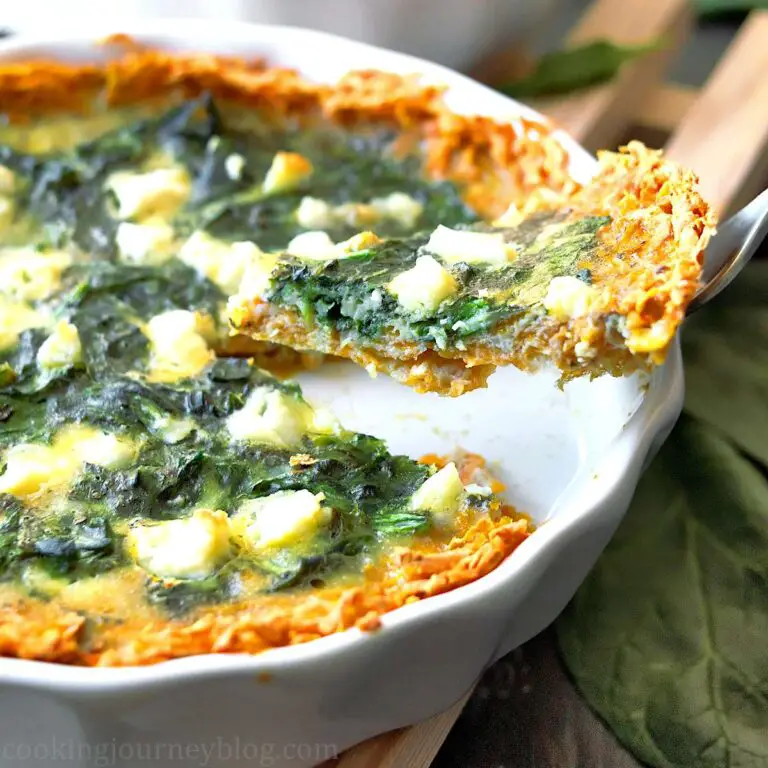 Spinach Quiche Recipe - How To Make Quiche - Cooking Journey Blog