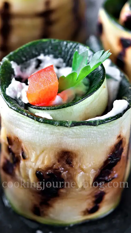 Grilled Zucchini Roll