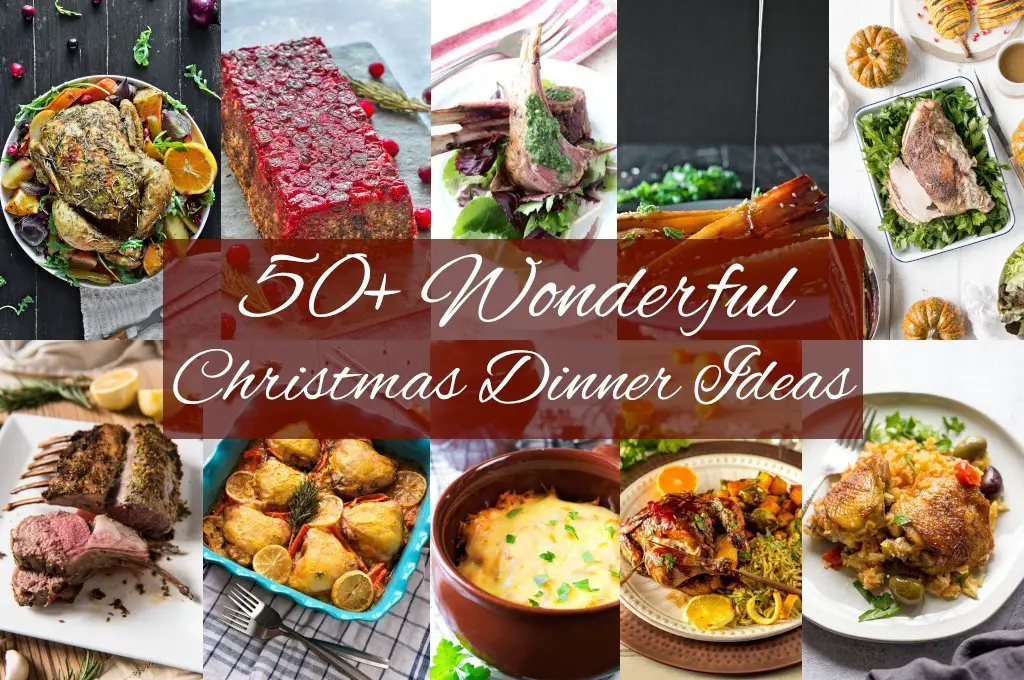 50+ Wonderful Christmas Dinner Ideas. Here we combined vegan and vegetarian dishes, fish and seafood, beef, poultry, pork and ham, as well as other recipes.