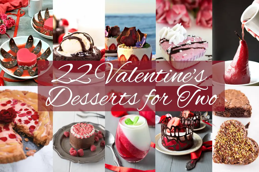 22 Valentine’s desserts for two for the perfect ending of romantic dinner or creating food gift to special person. Here you will find no bake desserts, heart shaped pies and cakes, chocolate desserts, as well as treats for gluten-free, vegan diets and healthy lifestyle. Best Valentine’s dessert recipes for two in one post!