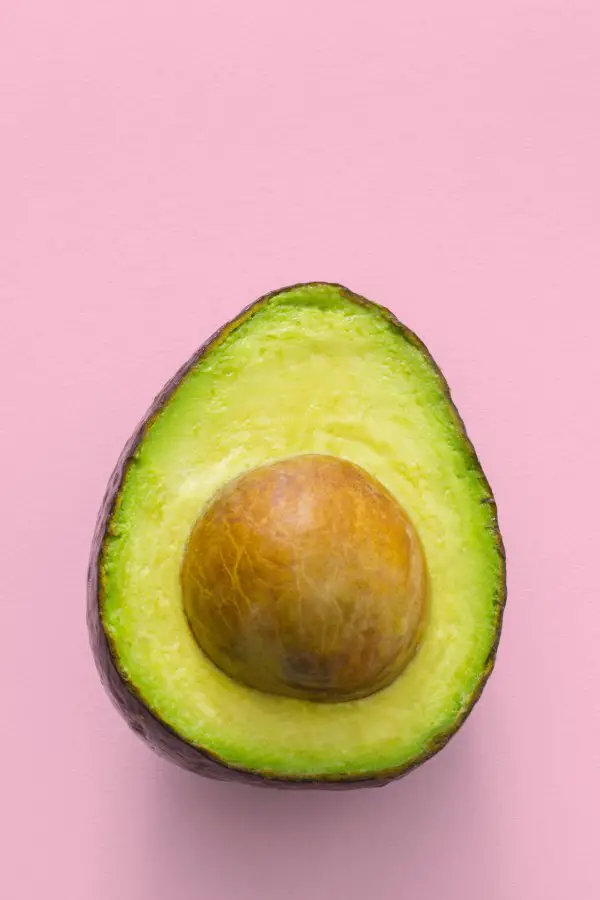 A half of avocado