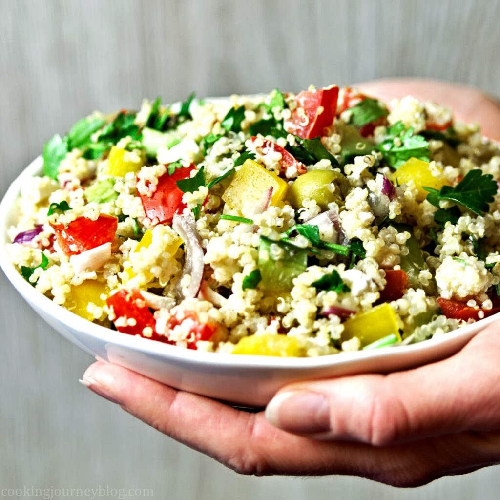 Quinoa Salad Recipe - Easy Lunch Ideas - Cooking Journey Blog