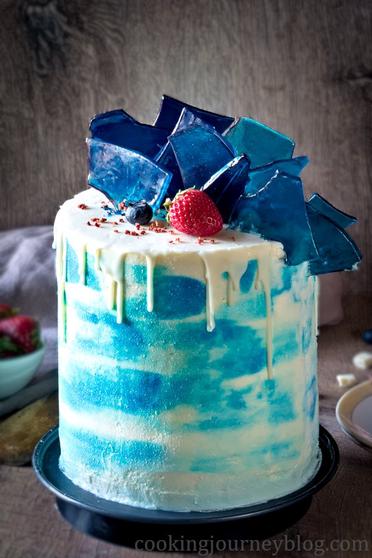 Mine Image Edible Cake Topper, Blue