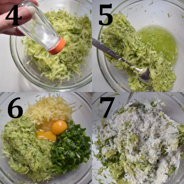Easy zucchini fritters recipe 4-7