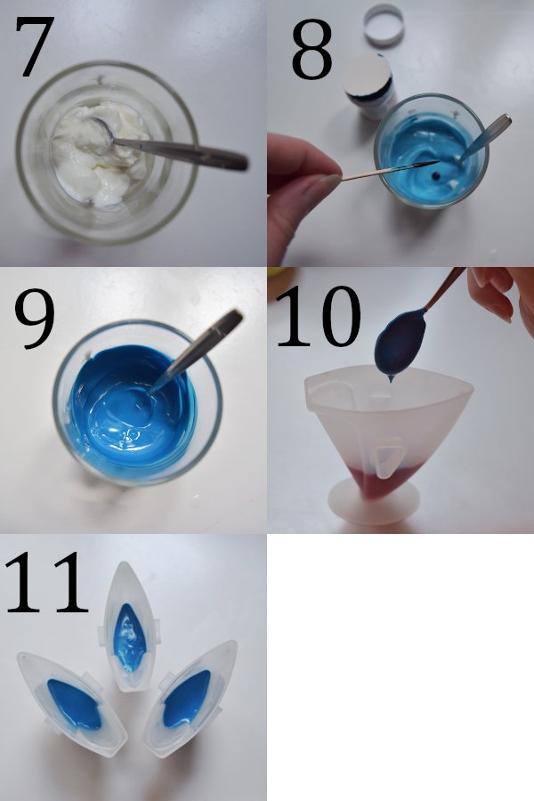 Homemade Yogurt Popsicles process 7-11