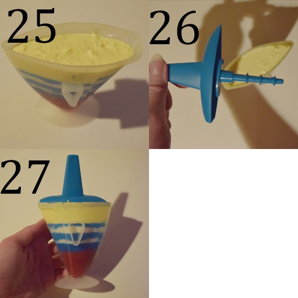 Homemade Yogurt Popsicles process 25-27
