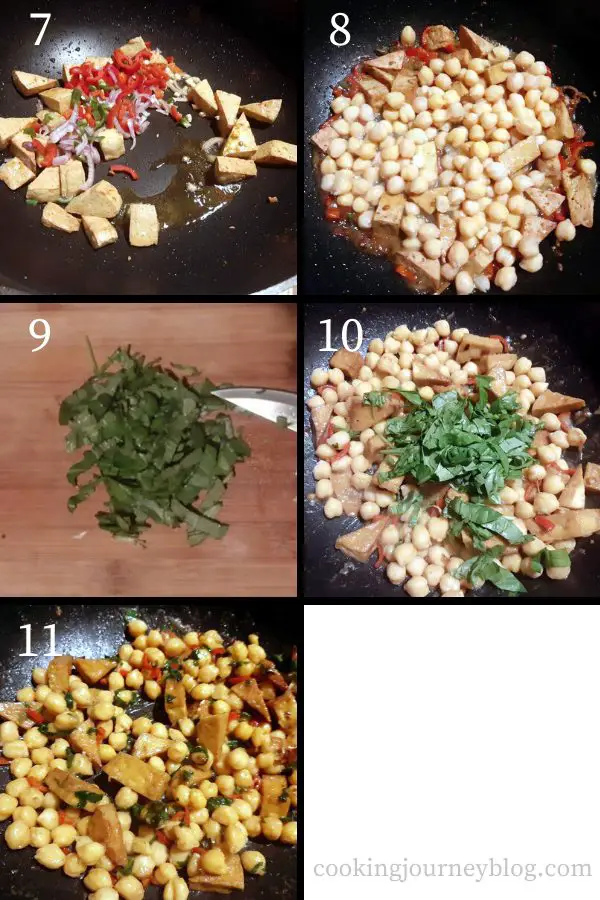 Vegan Tofu filling steps 7-11