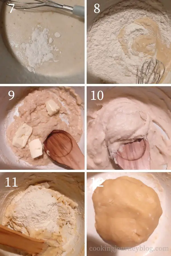 How to make the cookie dough step by step 7-12 process