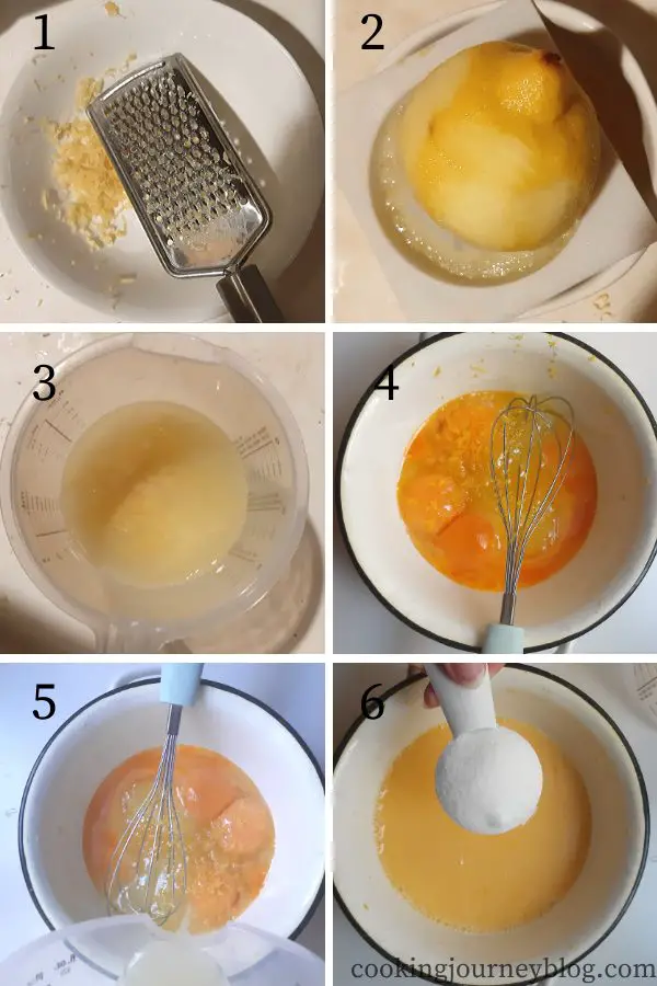 How to make lemon curd for lemon tart 1-6 step by step instructions