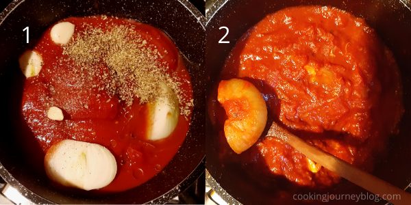 How to make Marinara Sauce process