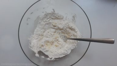 Combine ingredient for pastry