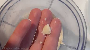 Crumbs in the hand