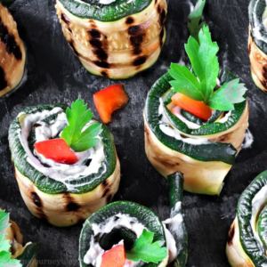 Grilled Zucchini Roll Ups – Easy Vegetarian Recipes