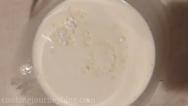Whip cream with sugar and stabilizer on high speed about 3-4 minutes until soft peaks.