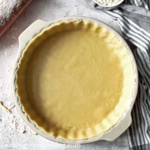 Easy pie crust in a pan