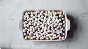 Top with mini marshmallows.