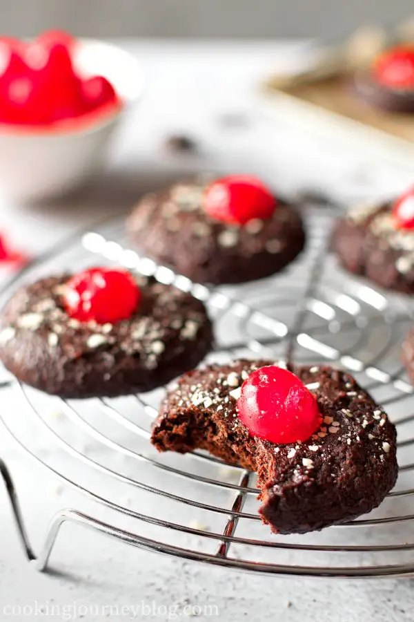 Chocolate Cherry Cookies Recipe