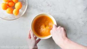Mix all apricot sauce ingredients.