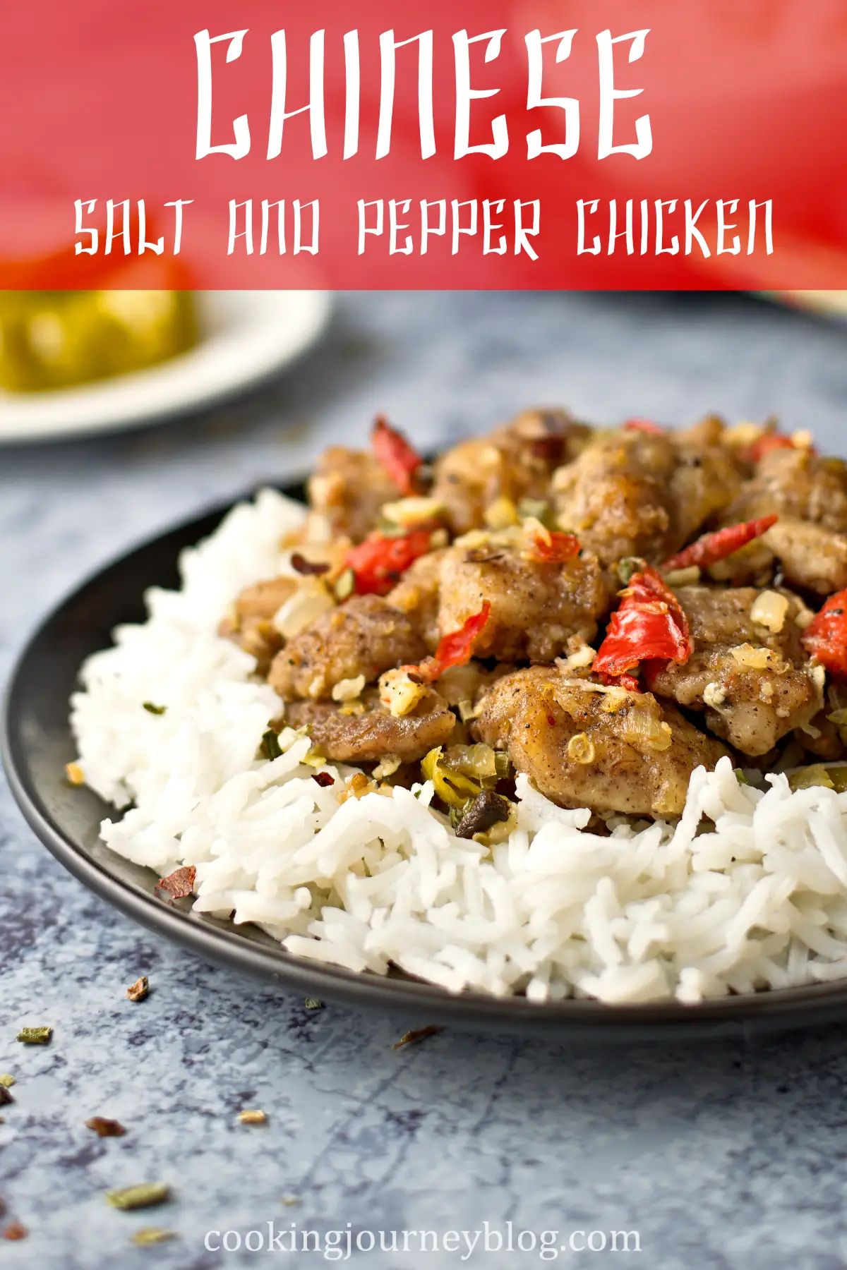 Chinese Salt and Pepper Chicken is crispy and delicious dinner idea. Great Chinese recipe that is easy and healthy.